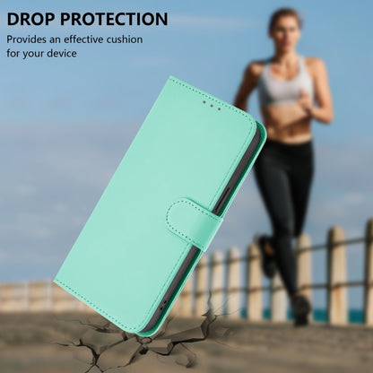 For Honor Magic6 Pro Skin Feel Solid Color Leather Phone Case with Lanyard(Mint Green) - Honor Cases by PMC Jewellery | Online Shopping South Africa | PMC Jewellery | Buy Now Pay Later Mobicred