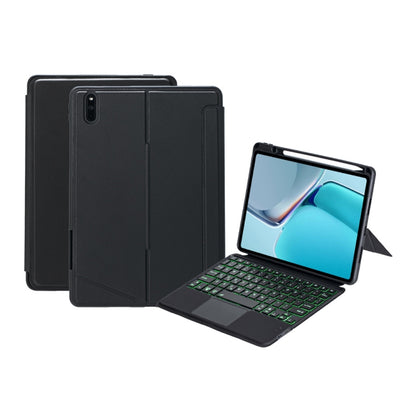 For Huawei MatePad 11 2021 Detachable Backlit Bluetooth Keyboard Leather Case with Touchpad(Black) - Huawei Keyboard by PMC Jewellery | Online Shopping South Africa | PMC Jewellery | Buy Now Pay Later Mobicred