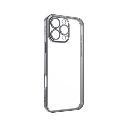 For iPhone 16 Pro Max TOTU PC-2 Soft Jane Series Electroplated TPU Phone Case with Lens Film(Grey) - iPhone 16 Pro Max Cases by TOTUDESIGN | Online Shopping South Africa | PMC Jewellery | Buy Now Pay Later Mobicred