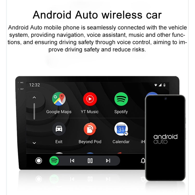 CarPlay and Android Auto Dual Interface Wireless Car Connectivity Box, Length:20cm(Black) - Bluetooth Adapters by PMC Jewellery | Online Shopping South Africa | PMC Jewellery | Buy Now Pay Later Mobicred