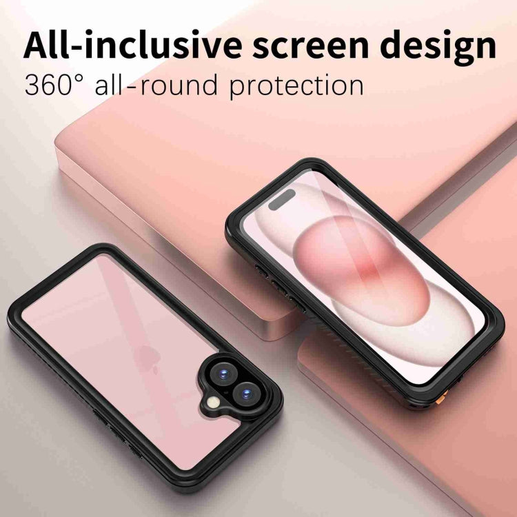 For iPhone 16 Plus RedPepper IP68 Waterproof Triple-proof Phone Case(Black) - free shipping - PMC Jewellery - Order now!