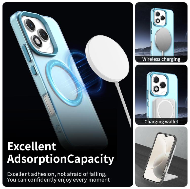 For Honor 400 Lite Global Candy Magsafe PC Hybrid TPU Phone Case(Blue) - free shipping - PMC TechLife - Order now!