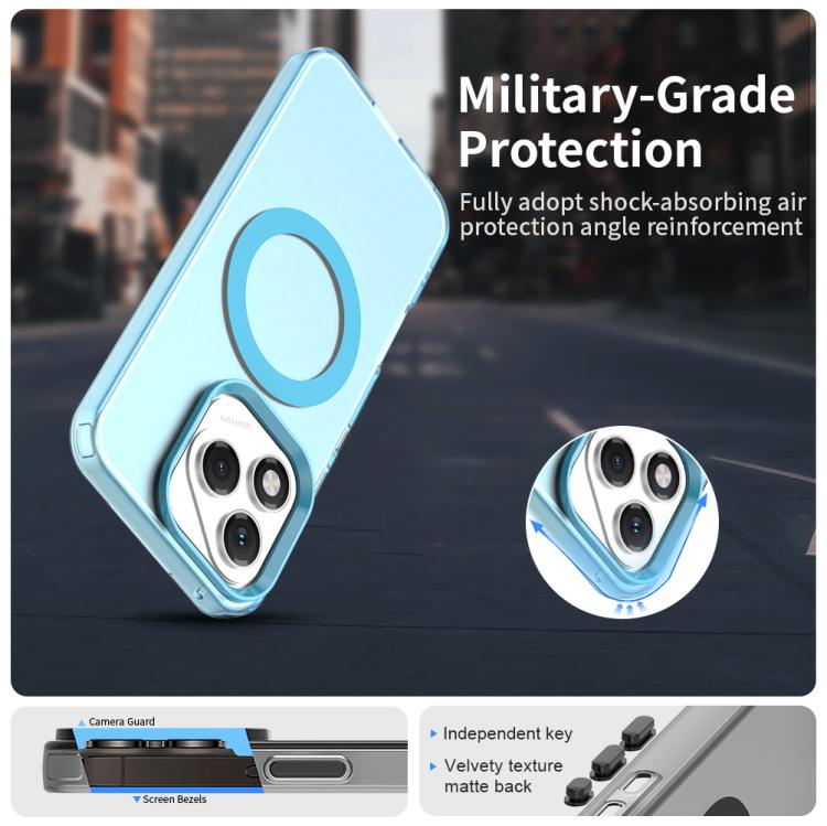 For Honor 400 Lite Global Candy Magsafe PC Hybrid TPU Phone Case(Blue) - free shipping - PMC TechLife - Order now!