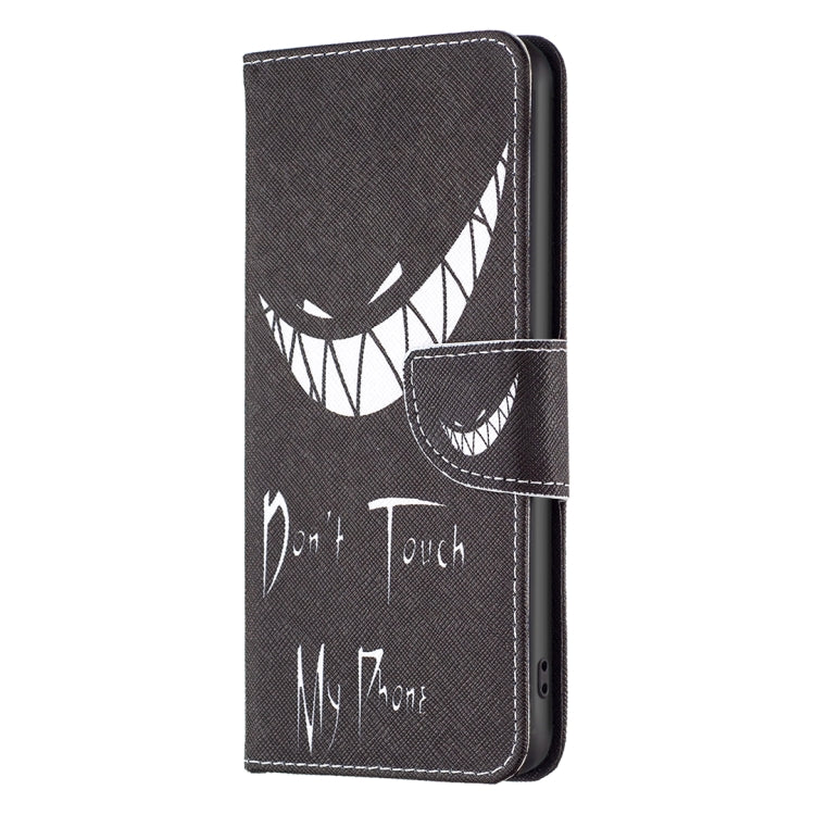 For Samsung Galaxy S25 5G Colored Drawing Pattern Leather Phone Case(Smirk) - Galaxy S25 5G Cases by PMC Jewellery | Online Shopping South Africa | PMC Jewellery | Buy Now Pay Later Mobicred