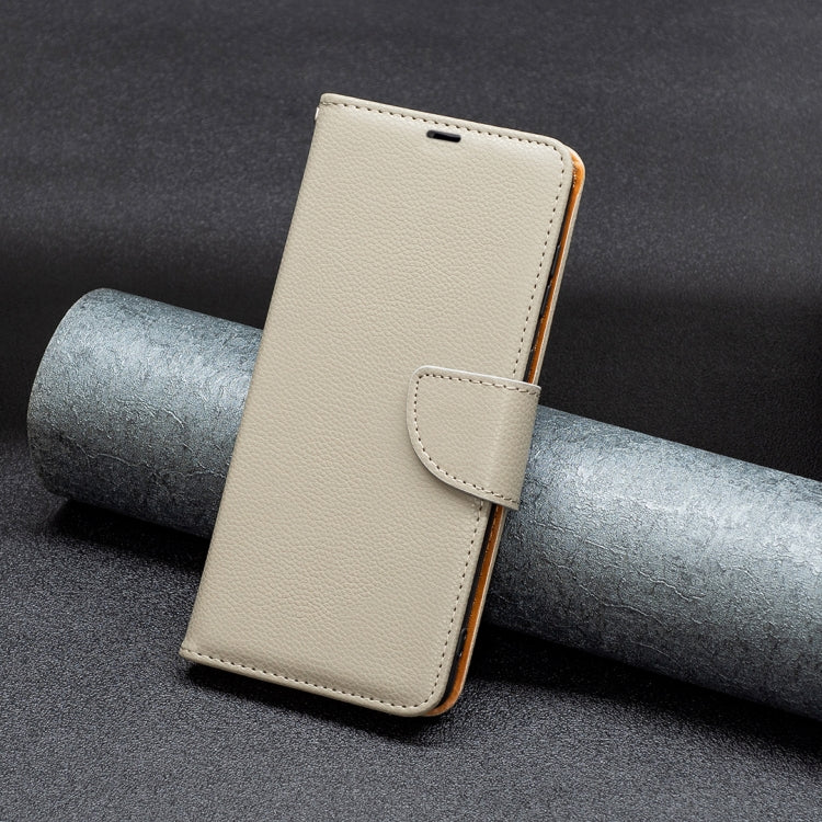 For Samsung Galaxy S25 5G Litchi Texture Pure Color Flip Leather Phone Case(Grey) - free shipping - PMC Jewellery - Order now!