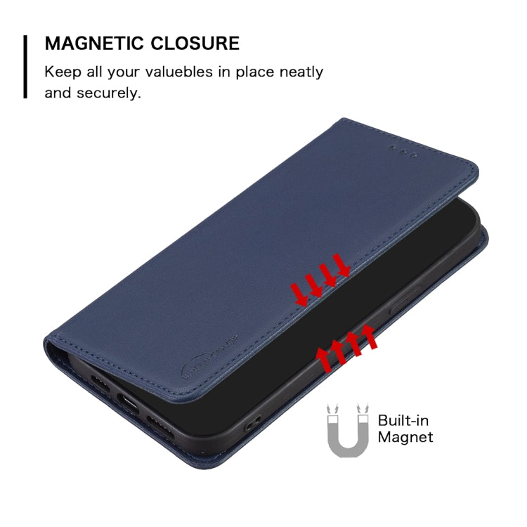 For Samsung Galaxy S25 Ultra 5G Magnetic Leather Phone Case(Blue) - Galaxy S25 Ultra 5G Cases by PMC Jewellery | Online Shopping South Africa | PMC Jewellery | Buy Now Pay Later Mobicred