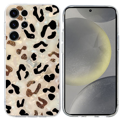 For Samsung Galaxy S25 Ultra 5G Colorful Painting Pattern TPU Phone Case(Leopard) - Galaxy S25 Ultra 5G Cases by PMC Jewellery | Online Shopping South Africa | PMC Jewellery | Buy Now Pay Later Mobicred