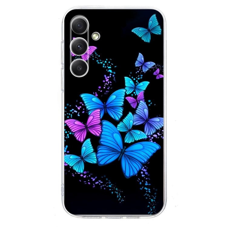 For Samsung Galaxy S25+ 5G Colorful Painting Pattern TPU Phone Case(Color Butterflies) - Galaxy S25+ 5G Cases by PMC Jewellery | Online Shopping South Africa | PMC Jewellery | Buy Now Pay Later Mobicred