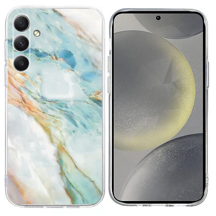 For Samsung Galaxy S25 5G Colorful Painting Pattern TPU Phone Case(Marble) - Galaxy S25 5G Cases by PMC Jewellery | Online Shopping South Africa | PMC Jewellery | Buy Now Pay Later Mobicred