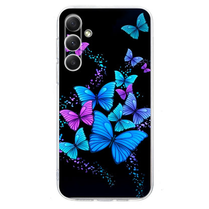 For Samsung Galaxy S25 FE 5G Colorful Painting Pattern TPU Phone Case(Color Butterflies) - Galaxy S25 5G Cases by PMC Jewellery | Online Shopping South Africa | PMC Jewellery | Buy Now Pay Later Mobicred