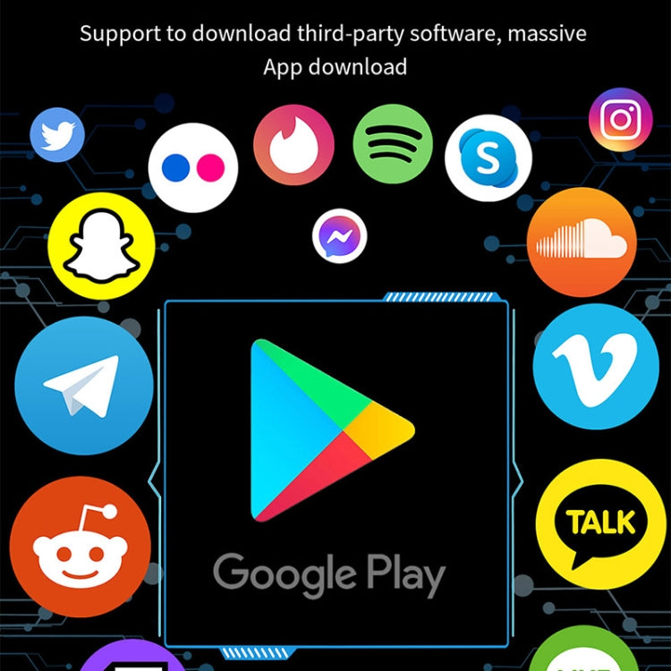 UNIWA DM66 4G Calling Smart Watch, 4GB+64GB, 1.99 inch IPS Screen Android 9.0 Support WiFi GPS(Black) - free shipping - PMC TechLife - Order now!