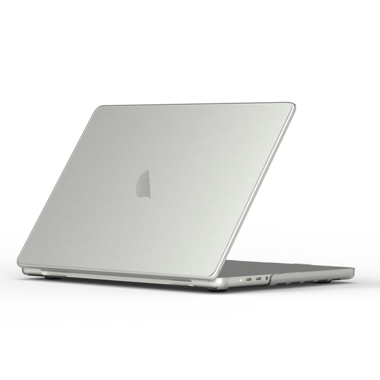 For MacBook Pro 16.2 inch 2024 Crystalline Matte Hardshell Laptop Protective Case(Transparent) - MacBook Pro Cases by PMC Jewellery | Online Shopping South Africa | PMC Jewellery | Buy Now Pay Later Mobicred