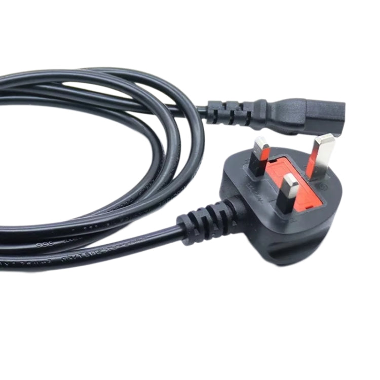 Big UK Plug Computer PC Power Cord 3 Pin Cable, Length:5m(Black) - Power Cord by PMC TechLife | Online Shopping South Africa | PMC TechLife | Buy Now Pay Later Mobicred