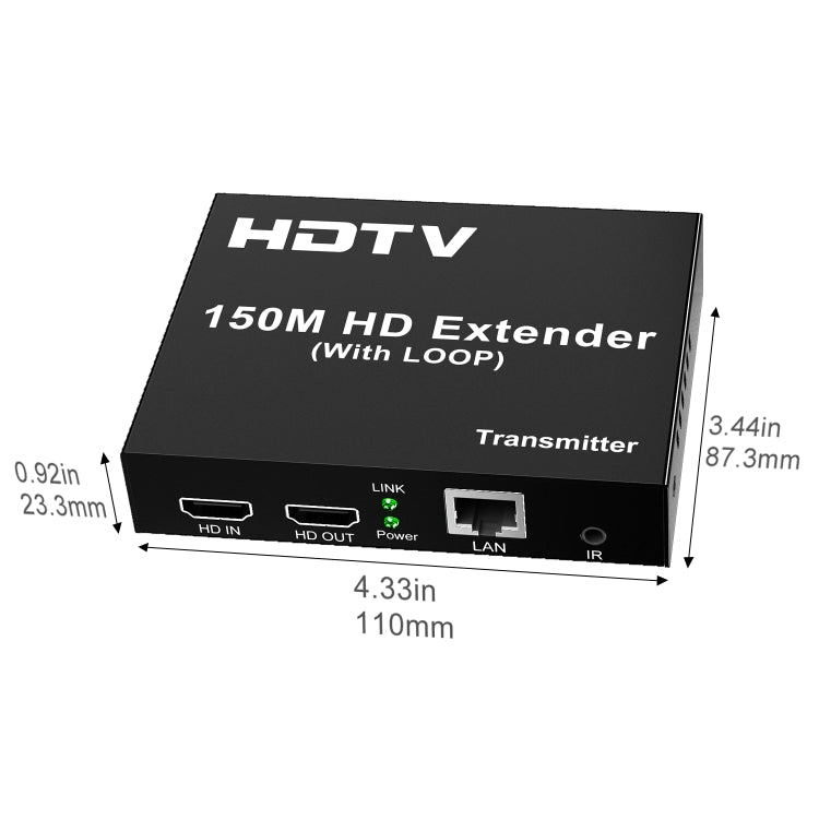 150m HDTV Network Extender(US Plug) - Amplifier by PMC TechLife | Online Shopping South Africa | PMC TechLife | Buy Now Pay Later Mobicred