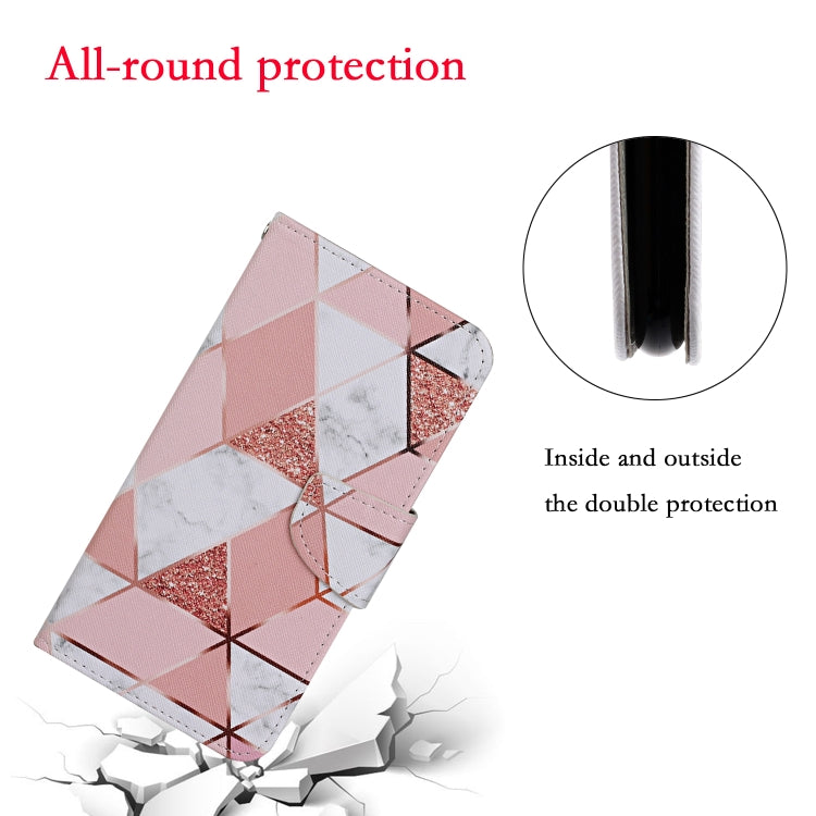 For Samsung Galaxy S25 Ultra 5G Colored Drawing Pattern Leather Phone Case(Marble) - Galaxy S25 Ultra 5G Cases by PMC Jewellery | Online Shopping South Africa | PMC Jewellery | Buy Now Pay Later Mobicred