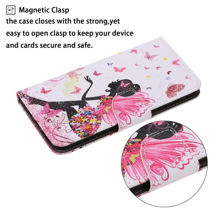 For Samsung Galaxy S25 Ultra 5G Colored Drawing Pattern Leather Phone Case(Dancing Girl) - Galaxy S25 Ultra 5G Cases by PMC Jewellery | Online Shopping South Africa | PMC Jewellery | Buy Now Pay Later Mobicred