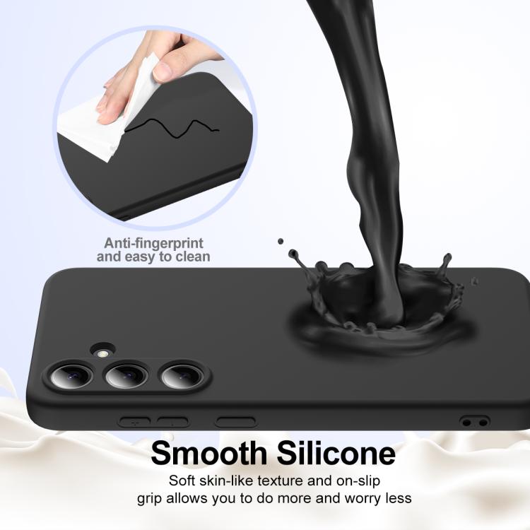 For Samsung Galaxy S25+ 5G Shockproof Silicone Magsafe Phone Case(Black) - Galaxy S25+ 5G Cases by PMC Jewellery | Online Shopping South Africa | PMC Jewellery | Buy Now Pay Later Mobicred