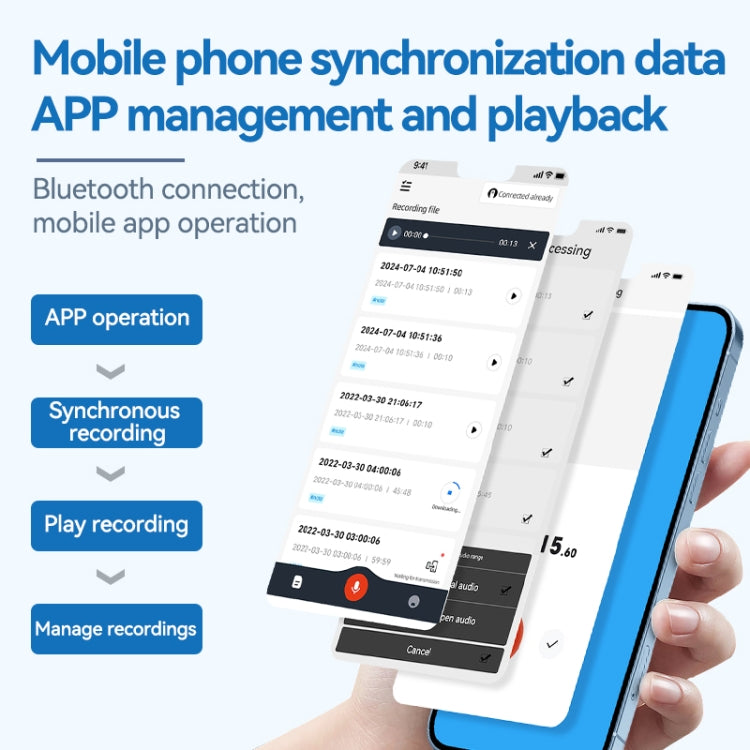 A1A Strong Magnetic Mobile Call Voice Recorder APP Recording Version, Memory:32GB(Black) - Recording Pen by PMC TechLife | Online Shopping South Africa | PMC TechLife | Buy Now Pay Later Mobicred