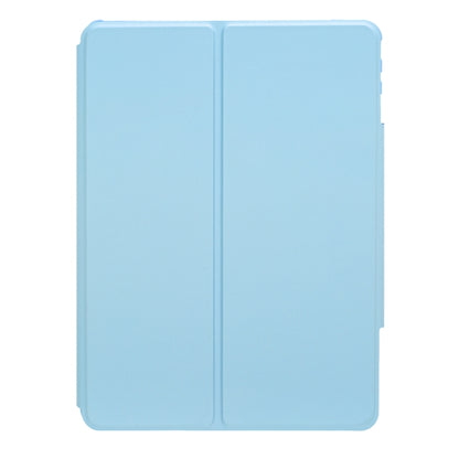 For iPad Pro 11 2024 L13-BS 360 Rotation Acrylic Transparent Bluetooth Keyboard Leather Case with Backlight(Blue) - For iPad Pro by PMC Jewellery | Online Shopping South Africa | PMC Jewellery | Buy Now Pay Later Mobicred