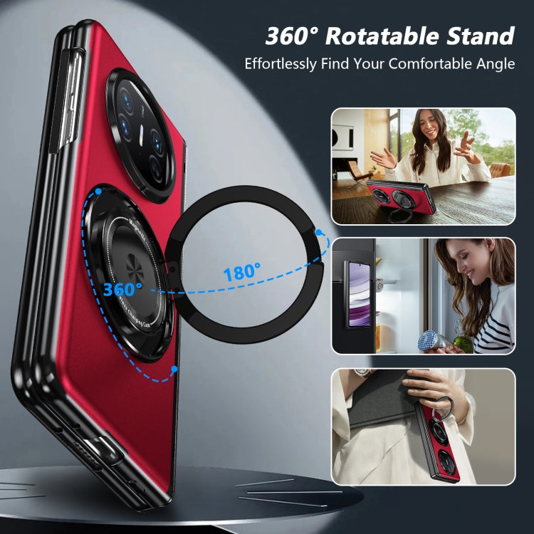 For Huawei Mate X5 Gold Medal Rotating Folding Series Ring Holder Phone Case(Red) - free shipping - PMC TechLife - Order now!