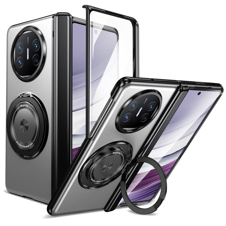 For Huawei Mate X5 Gold Medal Rotating Folding Series Ring Holder Phone Case(Silver) - Huawei Cases by PMC TechLife | Online Shopping South Africa | PMC TechLife | Buy Now Pay Later Mobicred