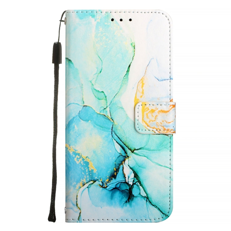 For Doogee N55 Plus PT003 Marble Pattern Flip Leather Phone Case(Green) - More Brand by PMC TechLife | Online Shopping South Africa | PMC TechLife | Buy Now Pay Later Mobicred