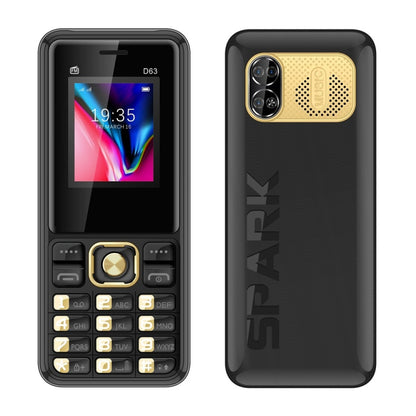 D63 Elder Keypad Phone, 1.77 inch, 3600mAh, SOS, FM, Dual SIM, GSM, Plug:US Plug(Black) - Others by PMC Jewellery | Online Shopping South Africa | PMC Jewellery | Buy Now Pay Later Mobicred