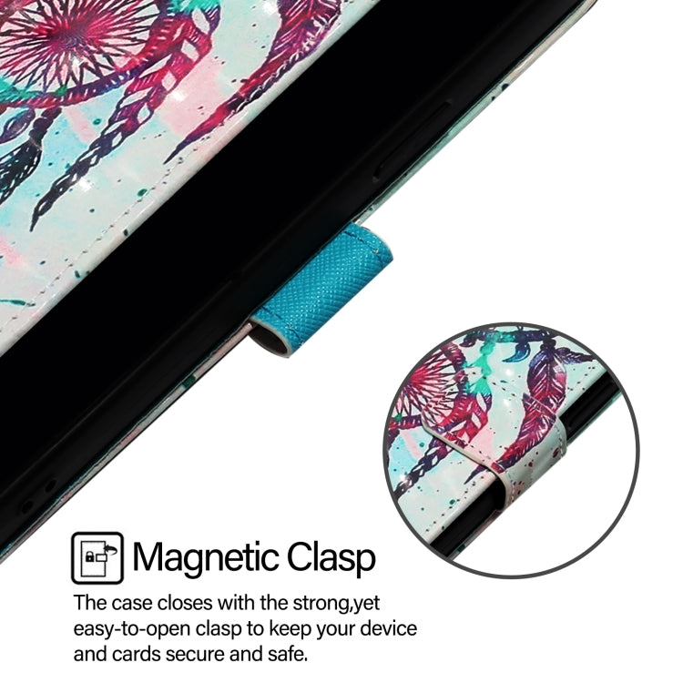 For Doogee N55 Plus 3D Painting Horizontal Flip Leather Phone Case(Color Drop Wind Chimes) - More Brand by PMC TechLife | Online Shopping South Africa | PMC TechLife | Buy Now Pay Later Mobicred