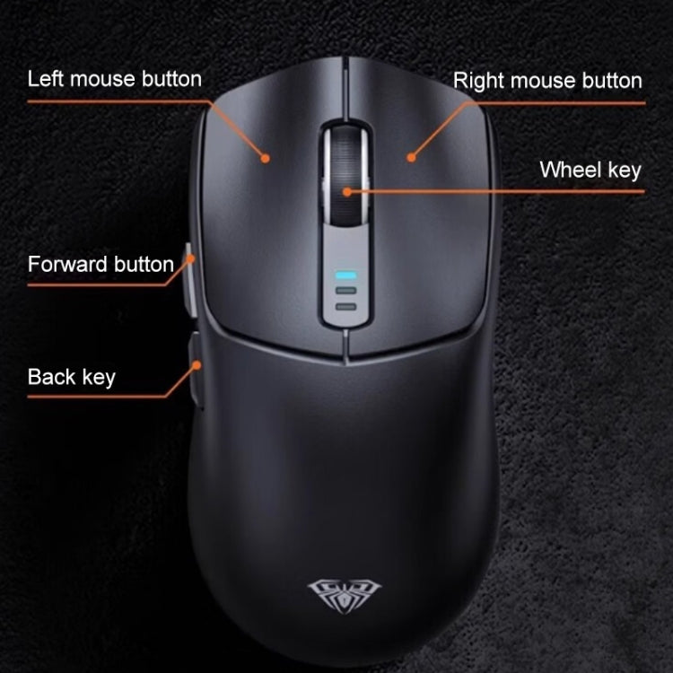 AULA SC580 10000DPI Wired/2.4G/Bluetooth Three Model Gaming Wireless Mouse(Black) - free shipping - PMC TechLife - Order now!