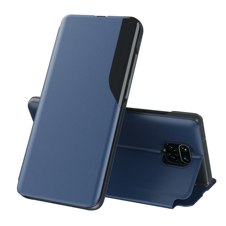 For Xiaomi Redmi Note 9 Pro Attraction Flip Holder Leather Phone Case(Dark Blue) - Xiaomi Cases by PMC TechLife | Online Shopping South Africa | PMC TechLife