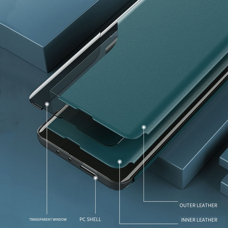 For Xiaomi Redmi Note 9 Pro Attraction Flip Holder Leather Phone Case(Dark Blue) - Xiaomi Cases by PMC TechLife | Online Shopping South Africa | PMC TechLife