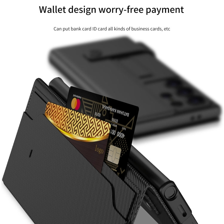 For Samsung Galaxy S25 Ultra 5G GKK Flip Wallet Leather Phone Case, Without Pen(Grey) - free shipping - PMC Jewellery - Order now!