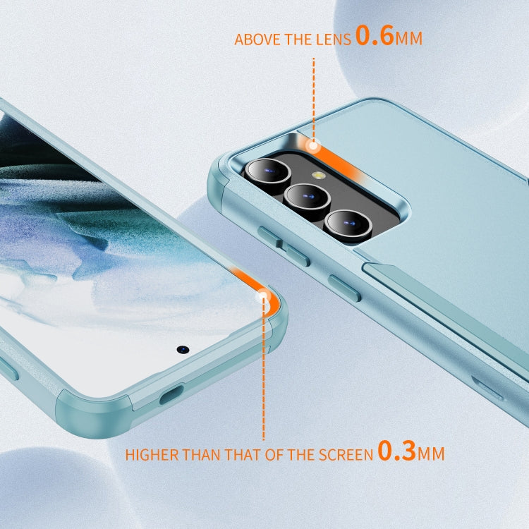 For Samsung Galaxy S25+ 5G TPU + PC Shockproof Protective Phone Case(Grey Green) - Galaxy S25+ 5G Cases by PMC Jewellery | Online Shopping South Africa | PMC Jewellery | Buy Now Pay Later Mobicred