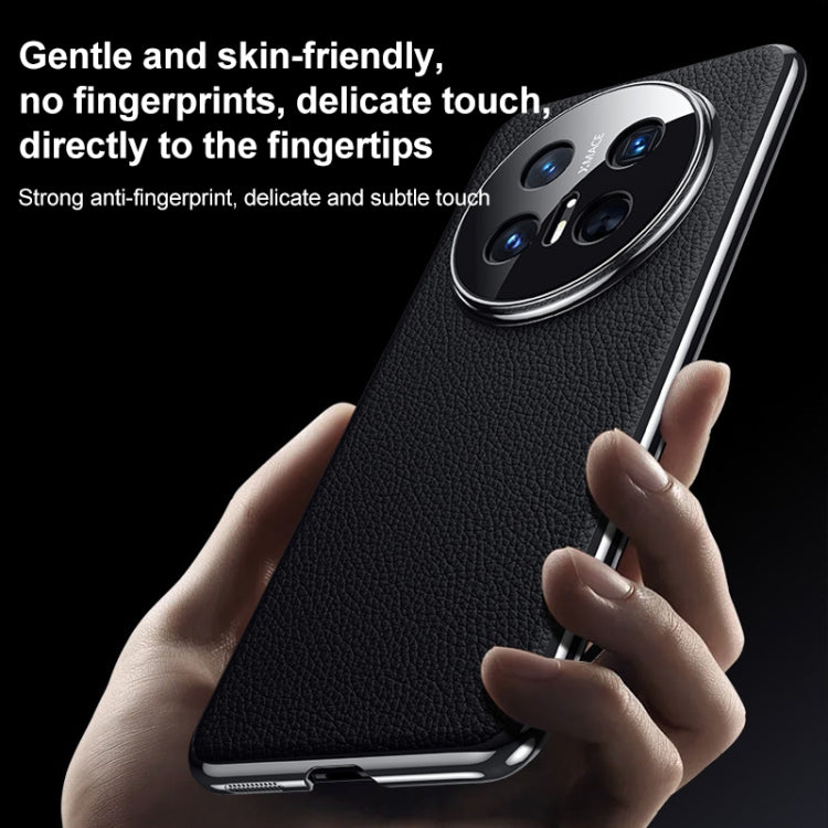 For Huawei Mate 70 Pro / 70 Pro+ Genuine Leather PC Phone Case(White) - free shipping - PMC TechLife - Order now!