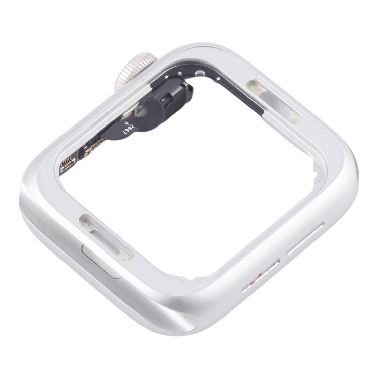 For Apple Watch Series 5 40MM LTE Aluminium Alloy Middle Frame Bezel Plate with Crown Spin Axis Flex Cable(Silver) - Middle Frame by PMC TechLife | Online Shopping South Africa | PMC TechLife | Buy Now Pay Later Mobicred