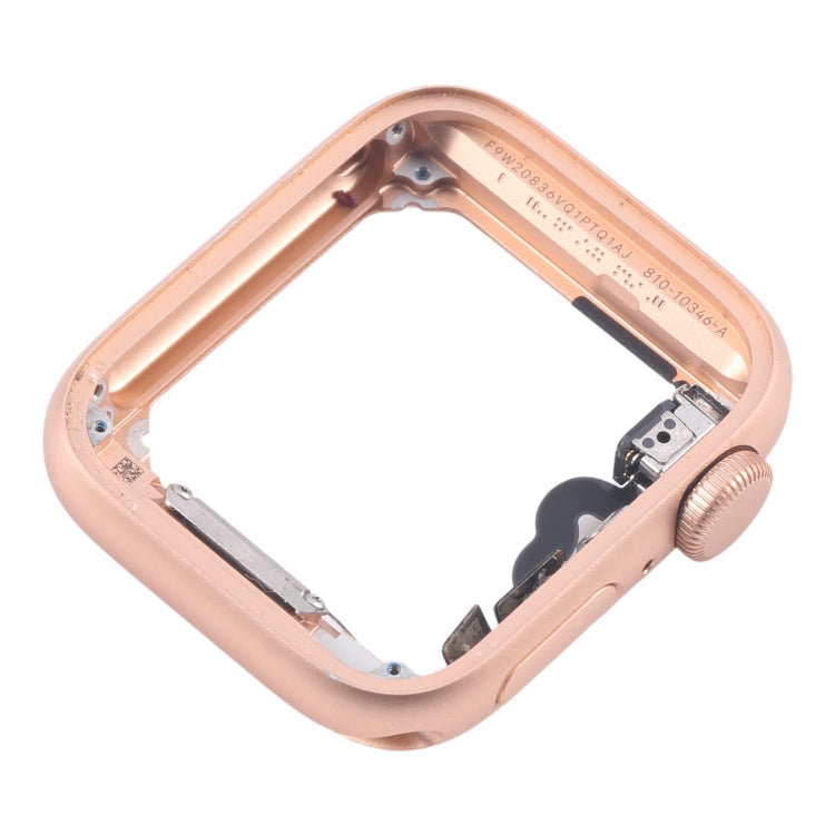 For Apple Watch SE 2020 40MM LTE Aluminium Alloy Middle Frame Bezel Plate with Crown Spin Axis Flex Cable(Gold) - Middle Frame by PMC TechLife | Online Shopping South Africa | PMC TechLife | Buy Now Pay Later Mobicred