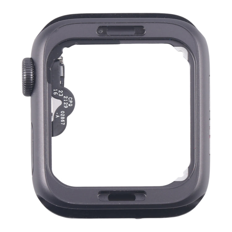 For Apple Watch Series SE 2020 44MM LTE Aluminium Alloy Middle Frame Bezel Plate with Crown Spin Axis Flex Cable(Grey) - Middle Frame by PMC TechLife | Online Shopping South Africa | PMC TechLife | Buy Now Pay Later Mobicred