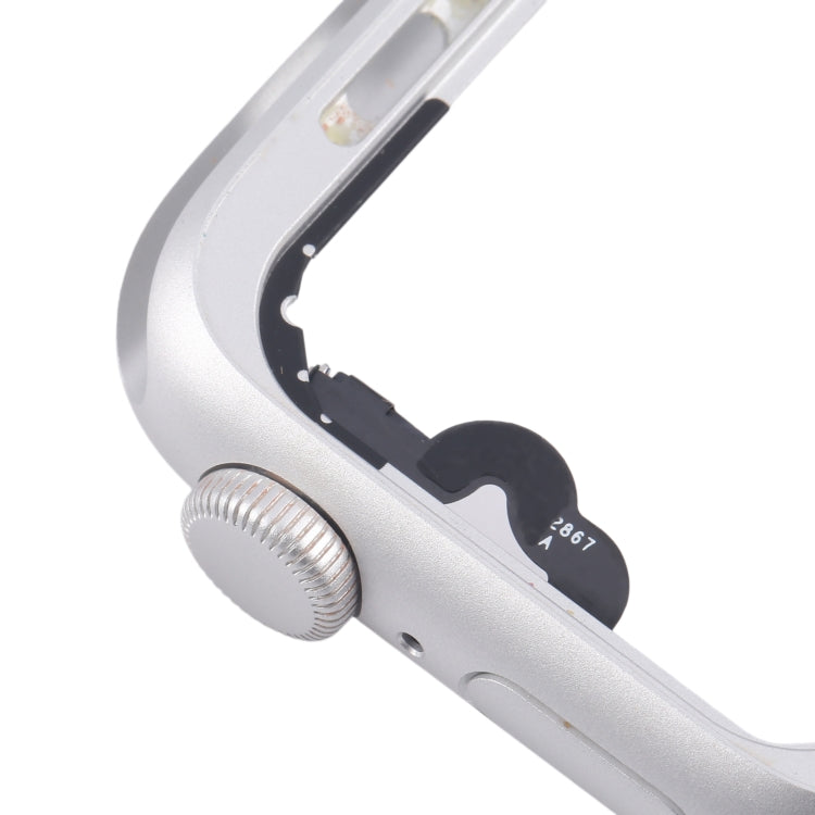 For Apple Watch Series SE 2020 44MM LTE Aluminium Alloy Middle Frame Bezel Plate with Crown Spin Axis Flex Cable(Silver) - Middle Frame by PMC TechLife | Online Shopping South Africa | PMC TechLife | Buy Now Pay Later Mobicred