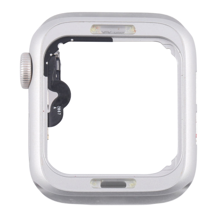 For Apple Watch SE 2020 44MM GPS Aluminium Alloy Middle Frame Bezel Plate with Crown Spin Axis Flex Cable(Silver) - Middle Frame by PMC TechLife | Online Shopping South Africa | PMC TechLife | Buy Now Pay Later Mobicred