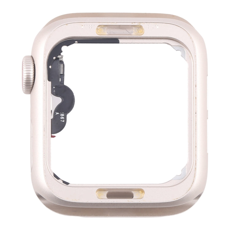 For Apple Watch SE 2022 40MM GPS Aluminium Alloy Middle Frame Bezel Plate with Crown Spin Axis Flex Cable(Starlight) - Middle Frame by PMC TechLife | Online Shopping South Africa | PMC TechLife | Buy Now Pay Later Mobicred