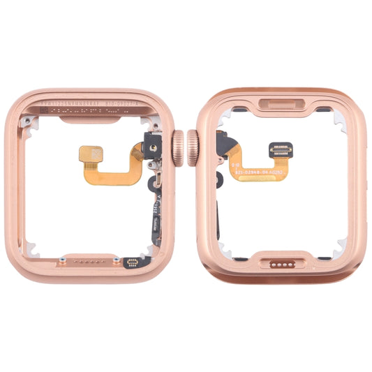 For Apple Watch Series 6 40MM LTE Aluminium Alloy Middle Frame Bezel Plate with Crown Spin Axis Flex Cable(Gold) - Middle Frame by PMC Jewellery | Online Shopping South Africa | PMC Jewellery | Buy Now Pay Later Mobicred