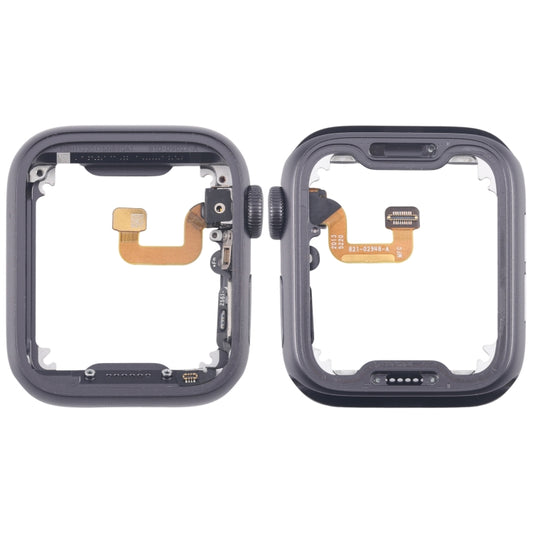 For Apple Watch Series 6 44MM LTE Aluminium Alloy Middle Frame Bezel Plate with Crown Spin Axis Flex Cable(Grey) - Middle Frame by PMC Jewellery | Online Shopping South Africa | PMC Jewellery | Buy Now Pay Later Mobicred