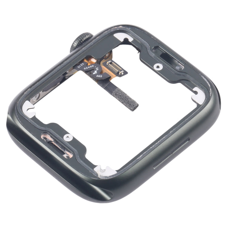 For Apple Watch Series 7 45MM LTE Aluminium Alloy Middle Frame Bezel Plate with Crown Spin Axis Flex Cable(Green) - Middle Frame by PMC TechLife | Online Shopping South Africa | PMC TechLife | Buy Now Pay Later Mobicred
