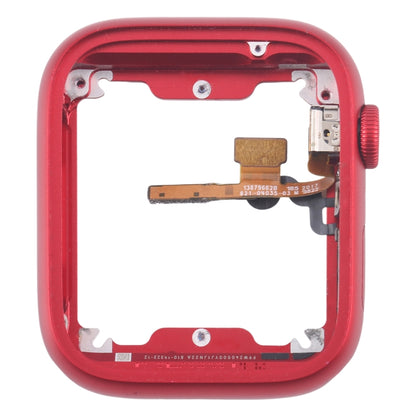 For Apple Watch Series 7 / 8 / 9 45MM GPS Aluminium Alloy Middle Frame Bezel Plate with Crown Spin Axis Flex Cable(Red) - Middle Frame by PMC Jewellery | Online Shopping South Africa | PMC Jewellery | Buy Now Pay Later Mobicred