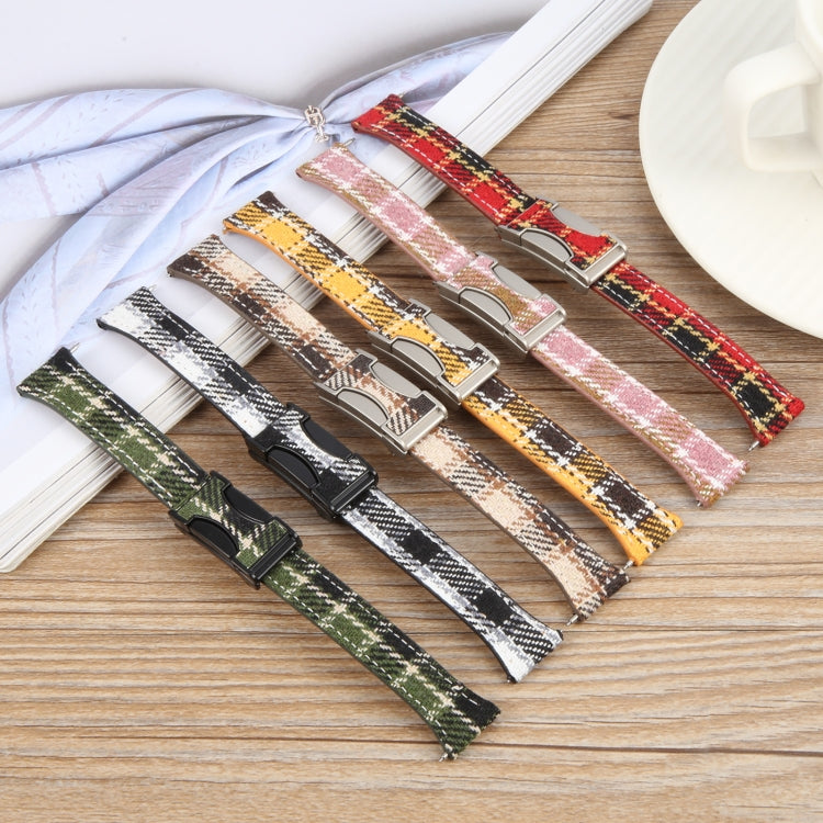 20mm Universal Slim Magnetic Buckle Napped Fabric Leather Watch Band(Grey) - free shipping - PMc TechLife - Order now!