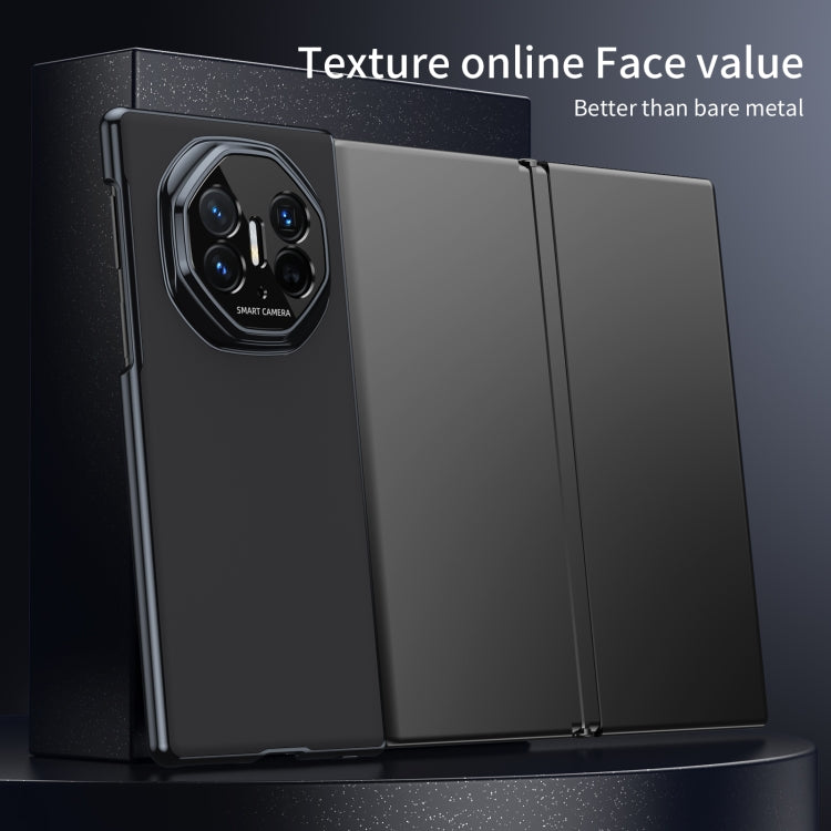 For Huawei Mate XT Ultimate Design Integrated AG Frosted Vacuum Plating Phone Case(Black) - Huawei Cases by PMC TechLife | Online Shopping South Africa | PMC TechLife | Buy Now Pay Later Mobicred