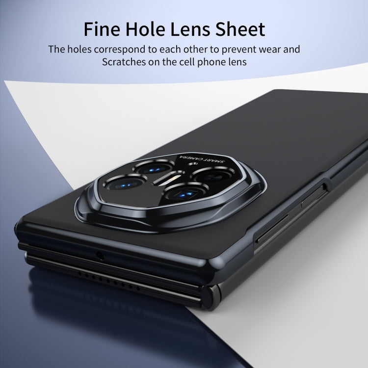 For Huawei Mate XT Ultimate Design Integrated AG Frosted Vacuum Plating Phone Case(Black) - Huawei Cases by PMC TechLife | Online Shopping South Africa | PMC TechLife | Buy Now Pay Later Mobicred