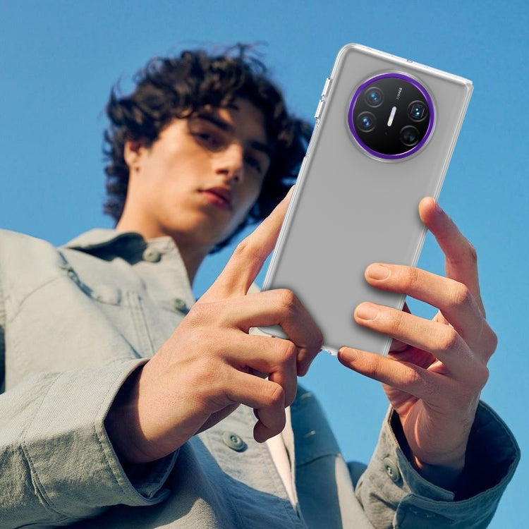 For Huawei Mate X5 lce Folding Series Integrated Clear PC Phone Case(Purple) - Huawei Cases by PMC TechLife | Online Shopping South Africa | PMC TechLife | Buy Now Pay Later Mobicred