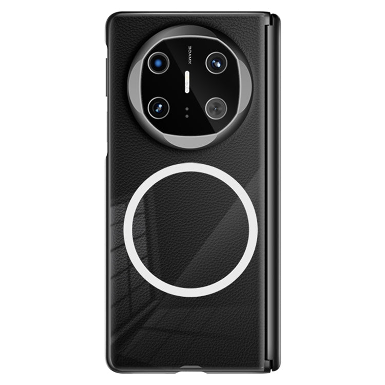 For Huawei Mate X6 Clear MagSafe PC Full Coverage Phone Case(Black) - Huawei Cases by PMC TechLife | Online Shopping South Africa | PMC TechLife | Buy Now Pay Later Mobicred