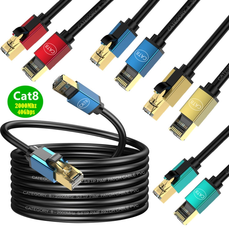 10m Home Fiber Bandwidth 10 Gigabit CAT8 Network Cable(Red) - Lan Cable and Tools by PMC TechLife | Online Shopping South Africa | PMC TechLife | Buy Now Pay Later Mobicred